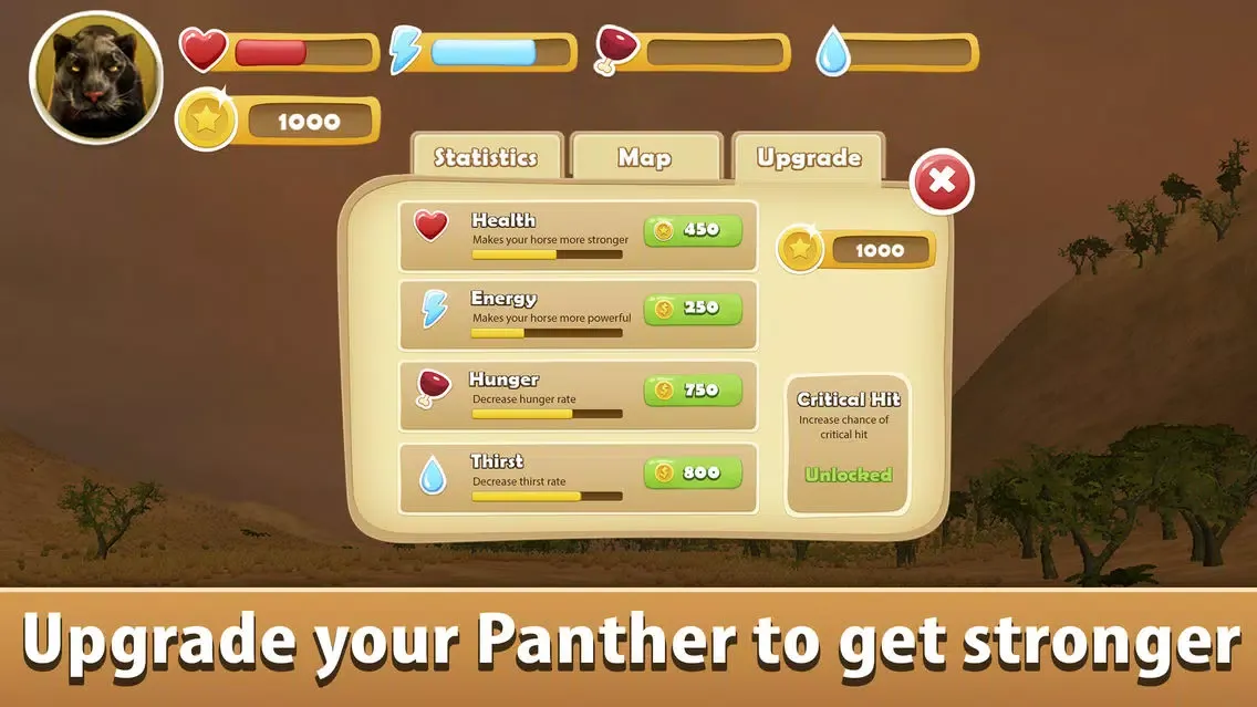 Black Wild Panther Simulator 3D Full - Be a wild cat in animal simulator!應用截圖
