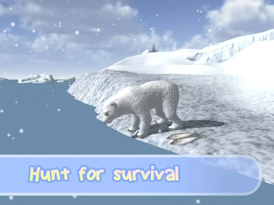 Zrzuty ekranu Wild White Polar Bear Simulator Full iPad 