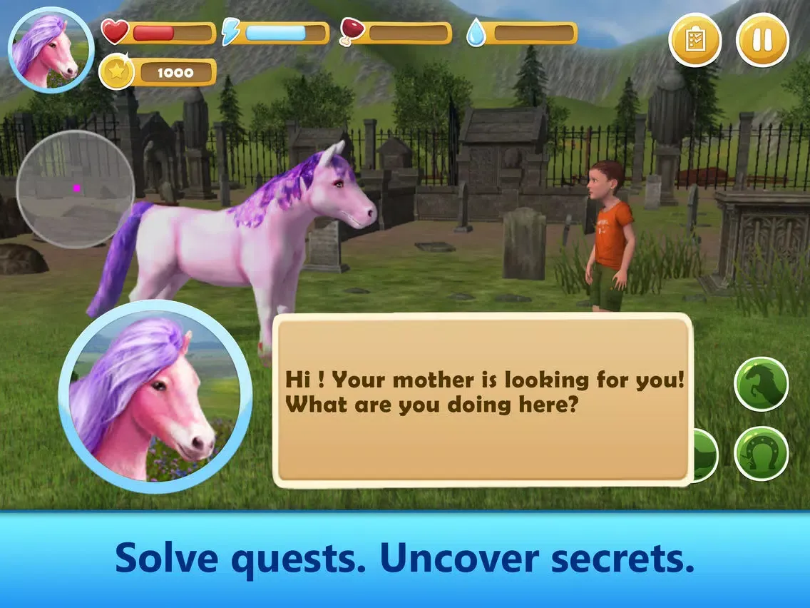 Capturas de tela do Farm Pony Simulator: Animal Quest 3D Full iPad 