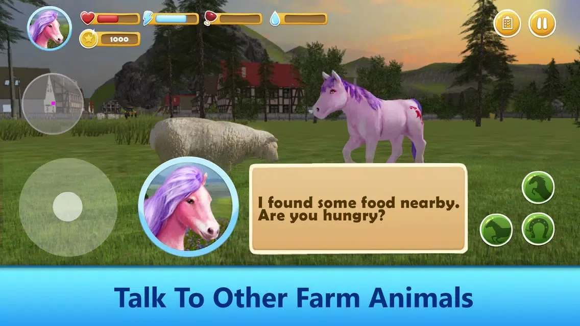Capturas de tela do Farm Pony Simulator: Animal Quest 3D Full