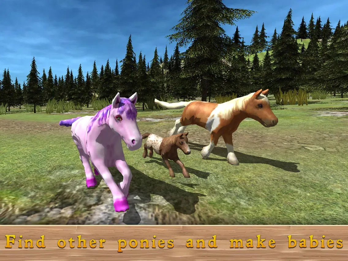 Tangkapan skrin Pony Survival Simulator 3D iPad 