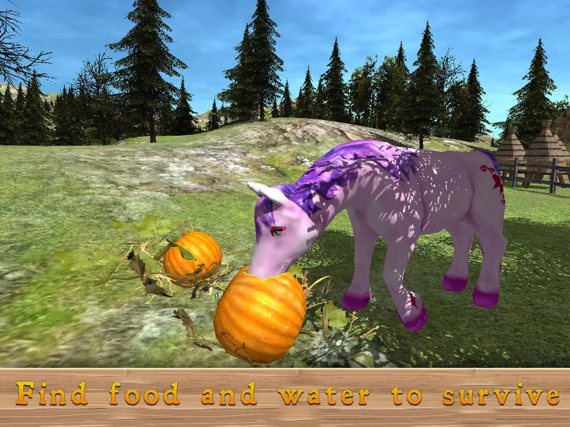 Tangkapan skrin Pony Survival Simulator 3D iPad 