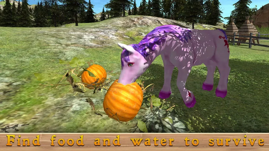 Tangkapan skrin Pony Survival Simulator 3D
