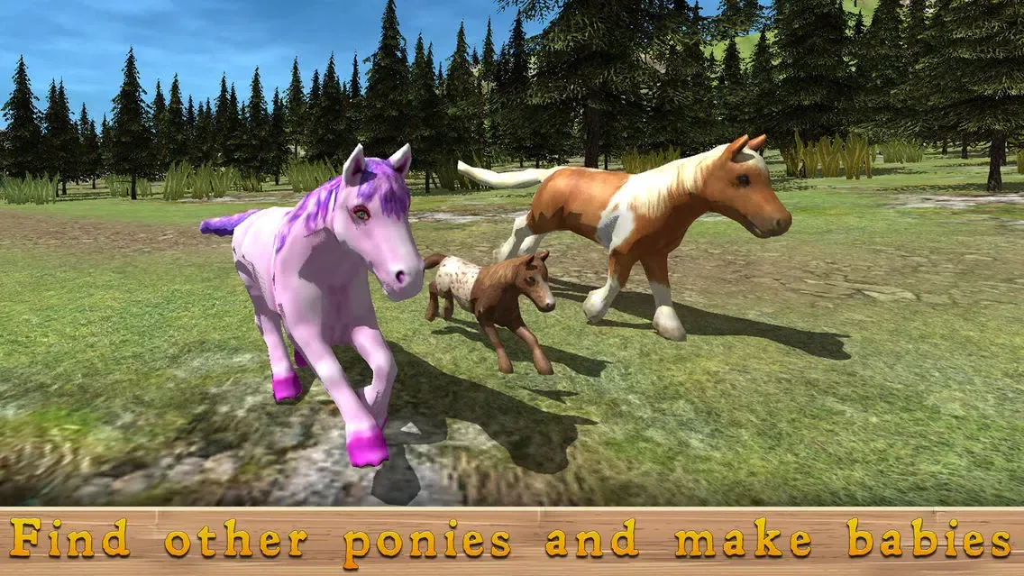 Tangkapan skrin Pony Survival Simulator 3D