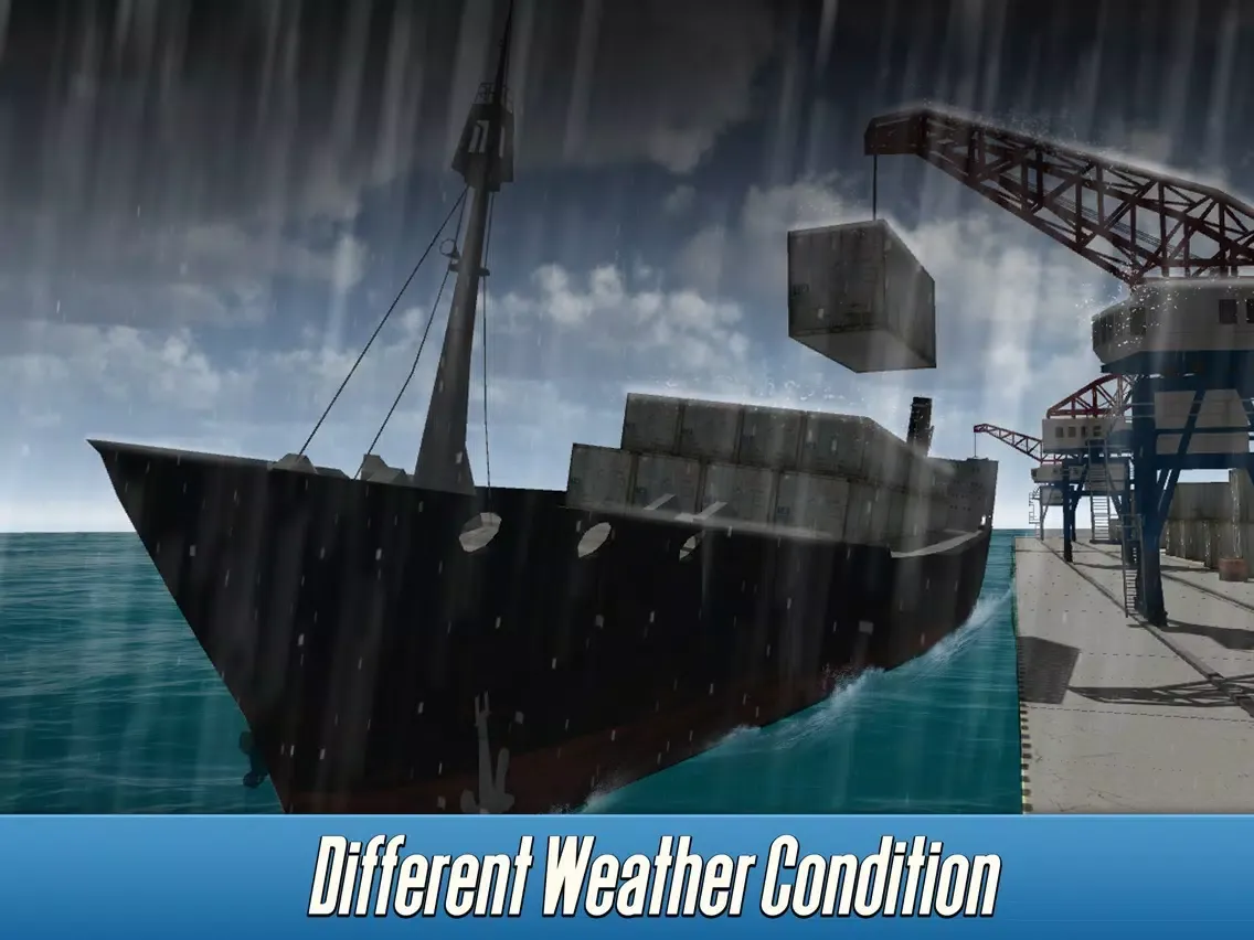 Ảnh chụp màn hình của Harbor Tower Crane Simulator 2017 iPad 