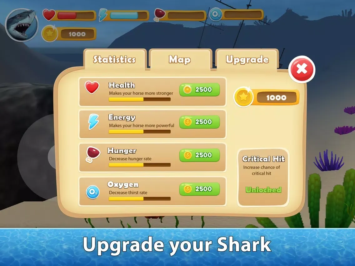 تصاویر Sea Shark Survival Simulator 3D Full iPad 