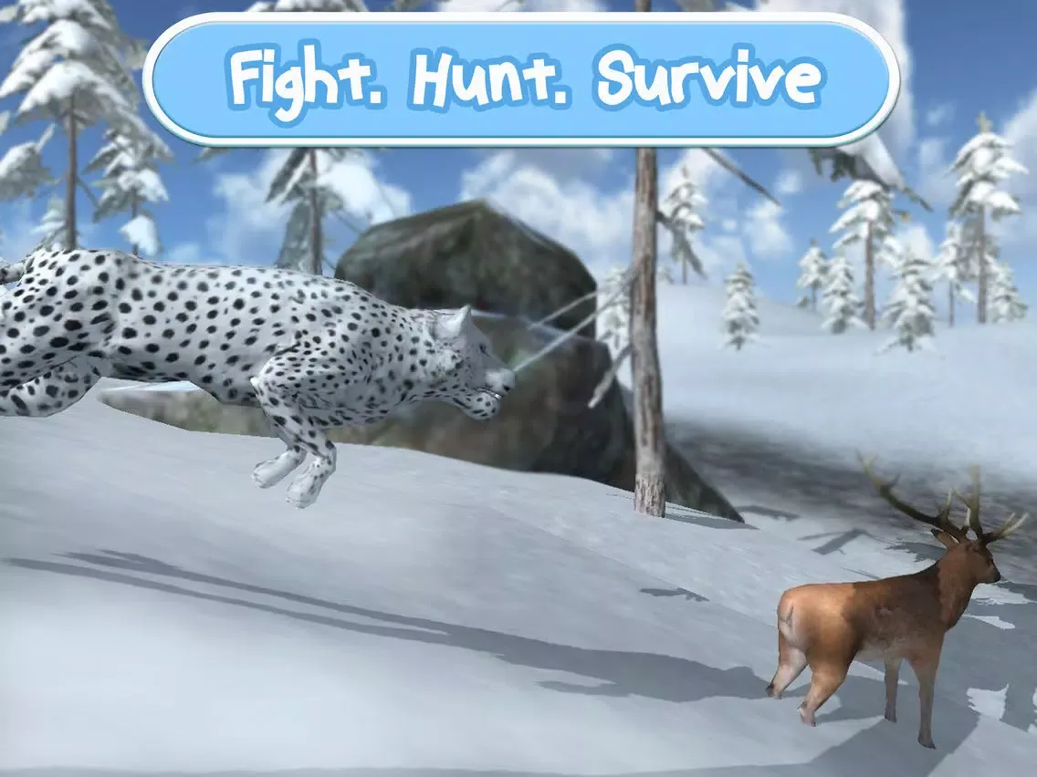 تصاویر Wild Snow Leopard: Animal Simulator iPad 