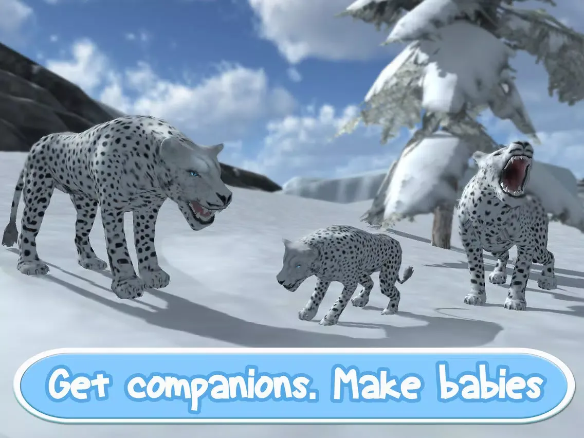 تصاویر Wild Snow Leopard: Animal Simulator iPad 