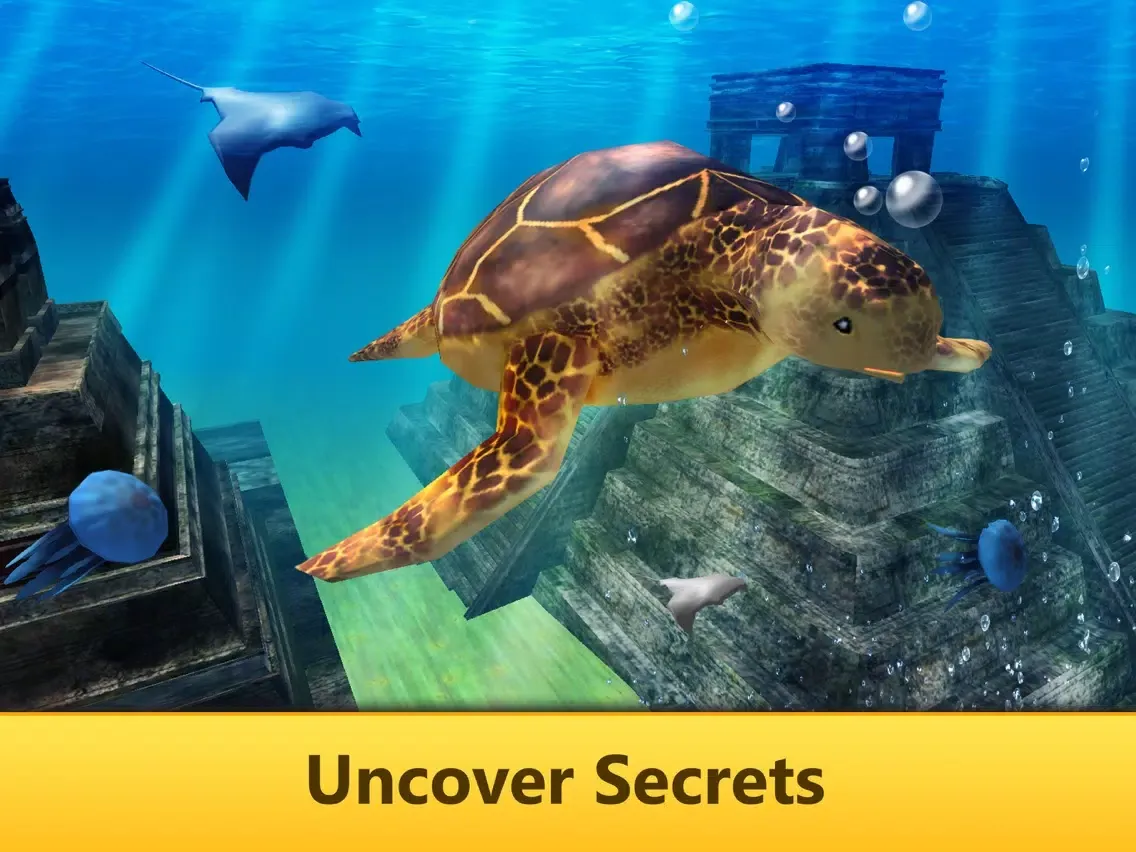 Ocean Turtle Simulator: Animal Quest 3D iPad  স্ক্রিনশট