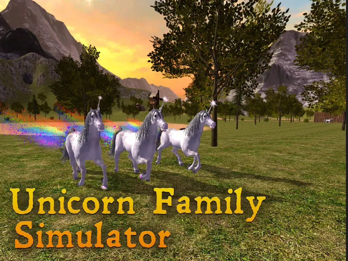 Ảnh chụp màn hình của Unicorn Family Simulator iPad 