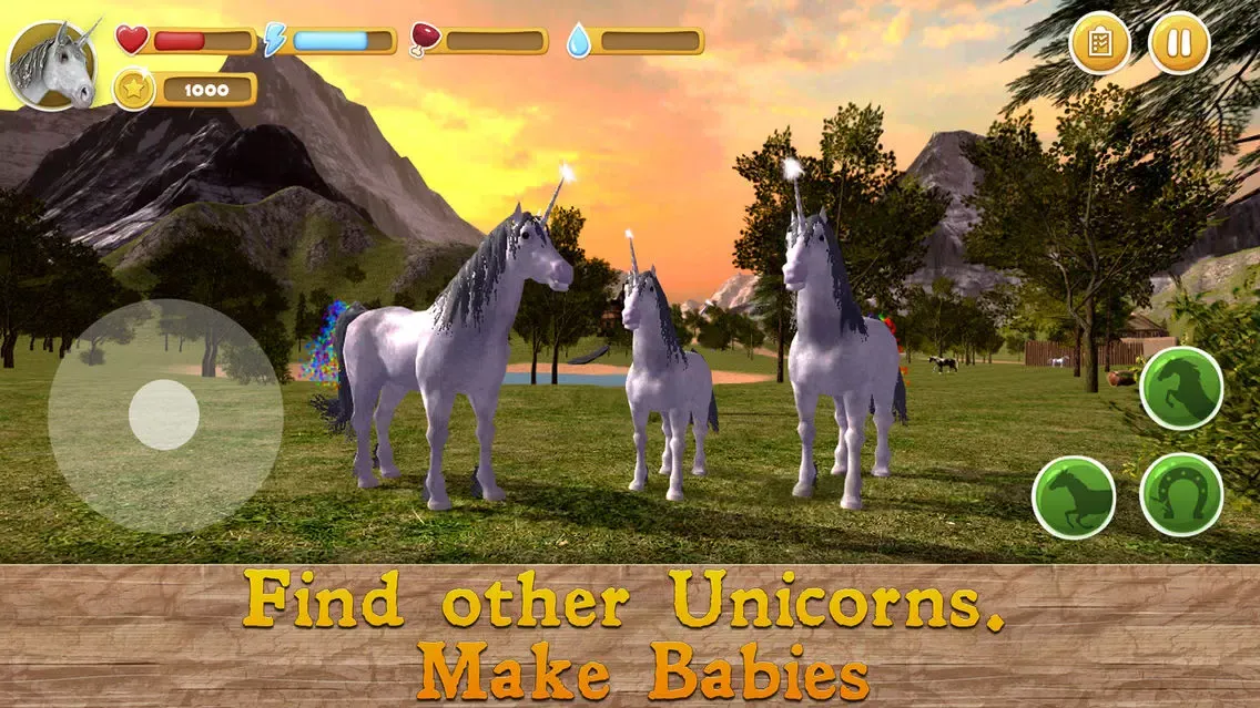 Ảnh chụp màn hình của Unicorn Family Simulator