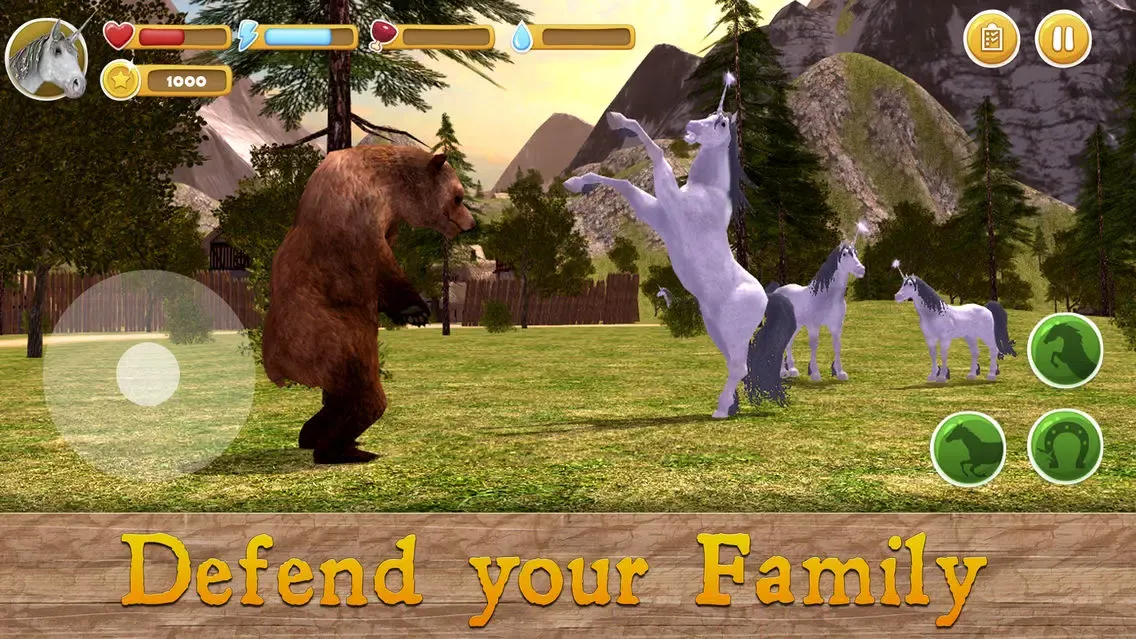 Ảnh chụp màn hình của Unicorn Family Simulator