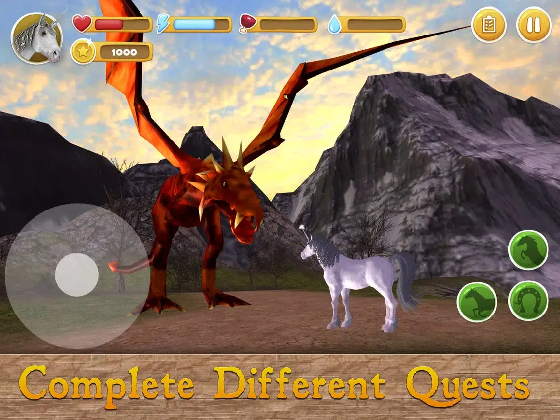Capturas de tela do Unicorn Family Simulator Full iPad 