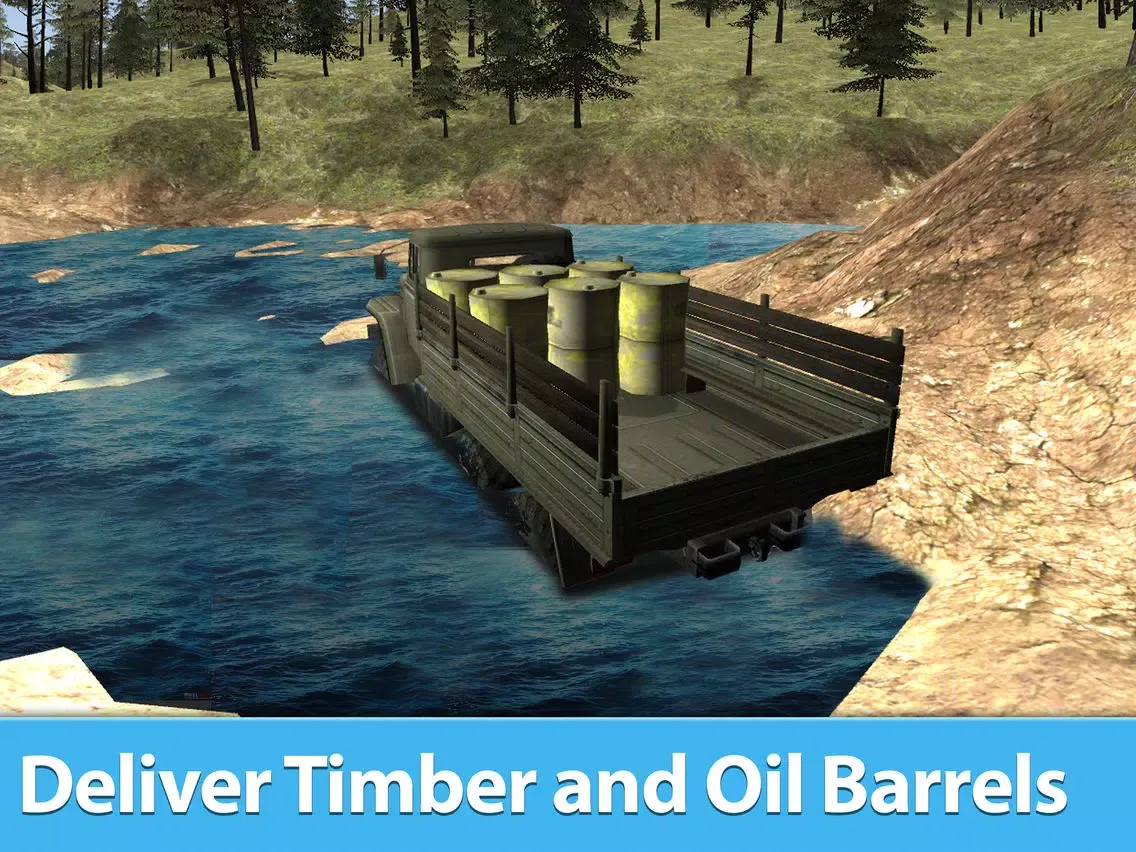Ural Offroad Simulator 3D Full - Russian truck driving iPad 应用截图
