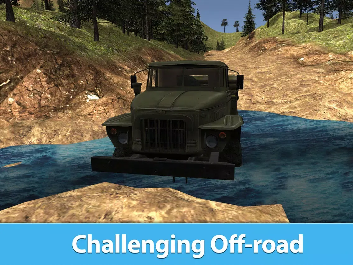 Ural Offroad Simulator 3D Full - Russian truck driving iPad 应用截图