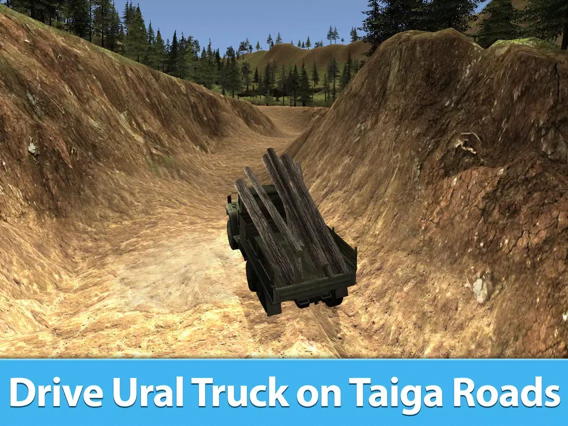 Ural Offroad Simulator 3D Full - Russian truck driving iPad 应用截图
