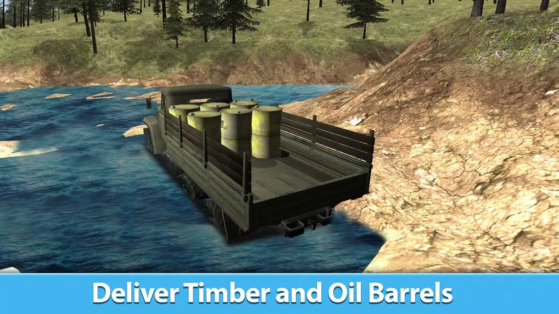 Ural Offroad Simulator 3D Full - Russian truck driving应用截图