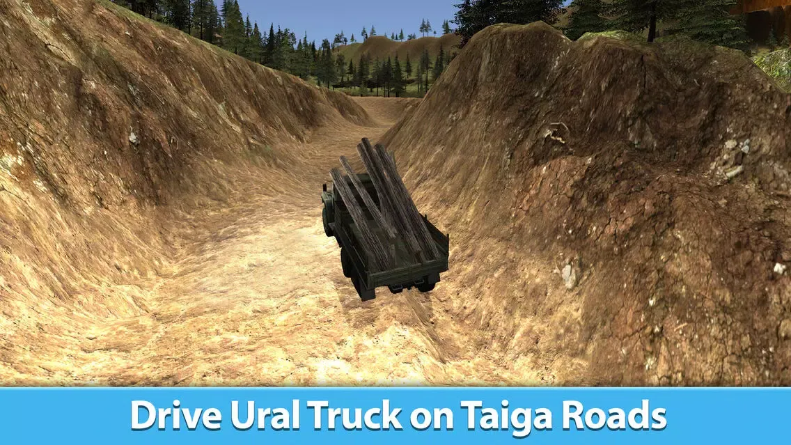 Ural Offroad Simulator 3D Full - Russian truck driving应用截图