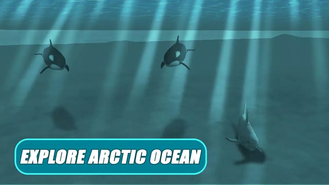 Whale Survival Simulator 3D Full - Ocean animal survival simulator स्क्रीनशॉट