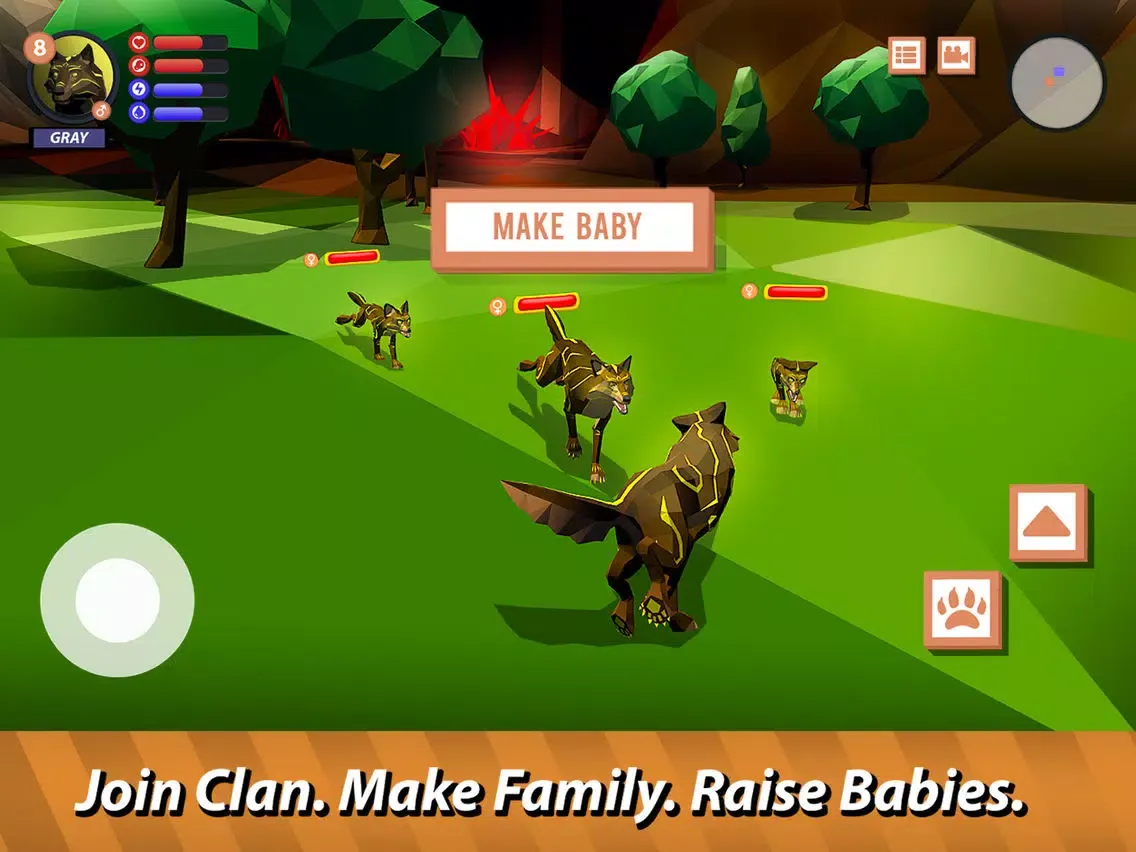 World of Wolf Clans Full iPad  Screenshots