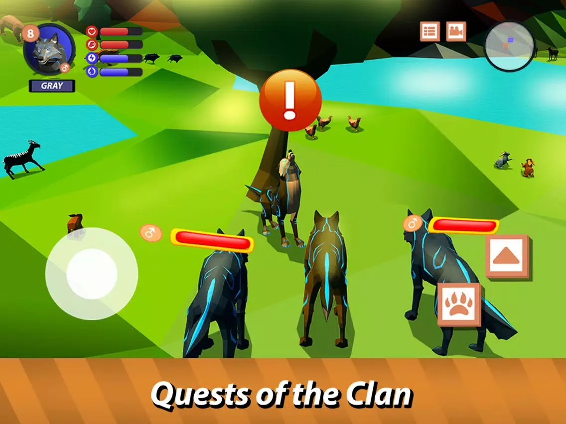 World of Wolf Clans Full iPad  Screenshots