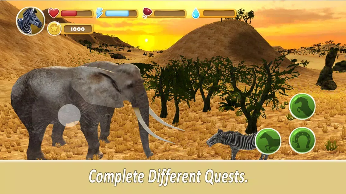 Captures d'écran de Zebra Family Simulator Full