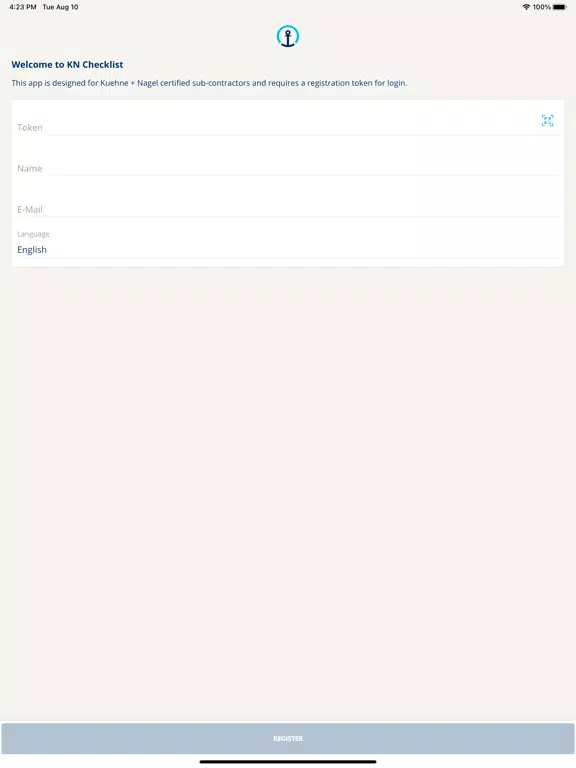 KN Checklist iPad  Ekran Görüntüleri