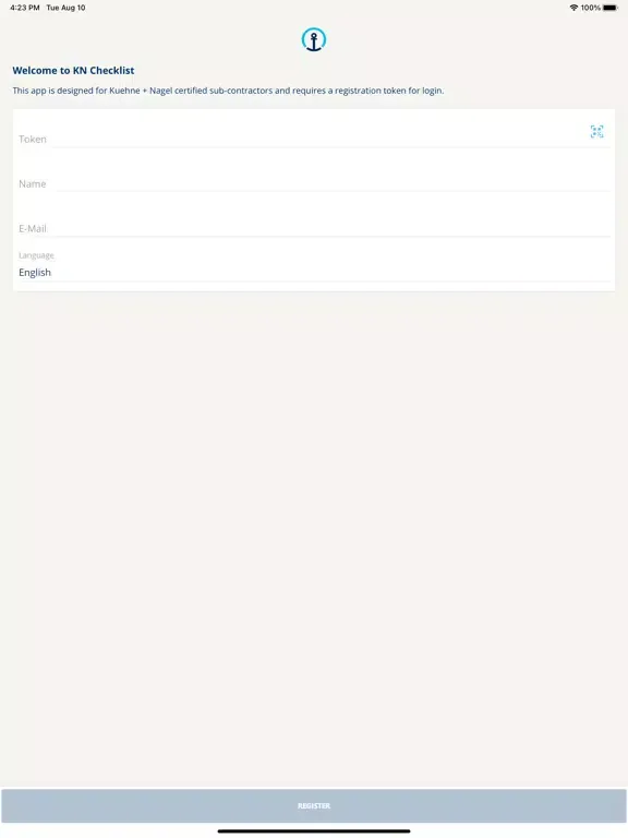KN Checklist iPad  سکرین شاٹس