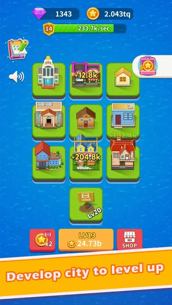 Ảnh chụp màn hình của Merge City - idle game