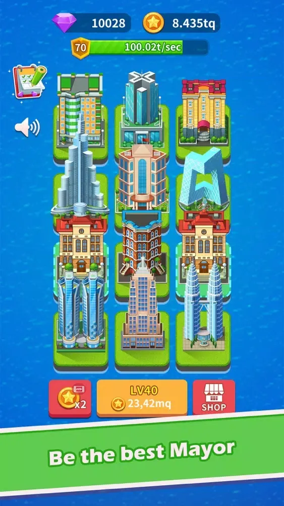 Ảnh chụp màn hình của Merge City - idle game