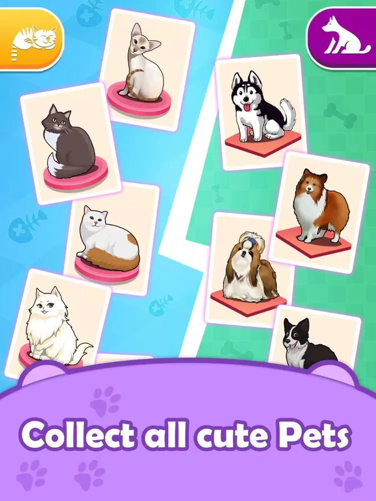 Idle Pets - Merge Game iPad 应用截图