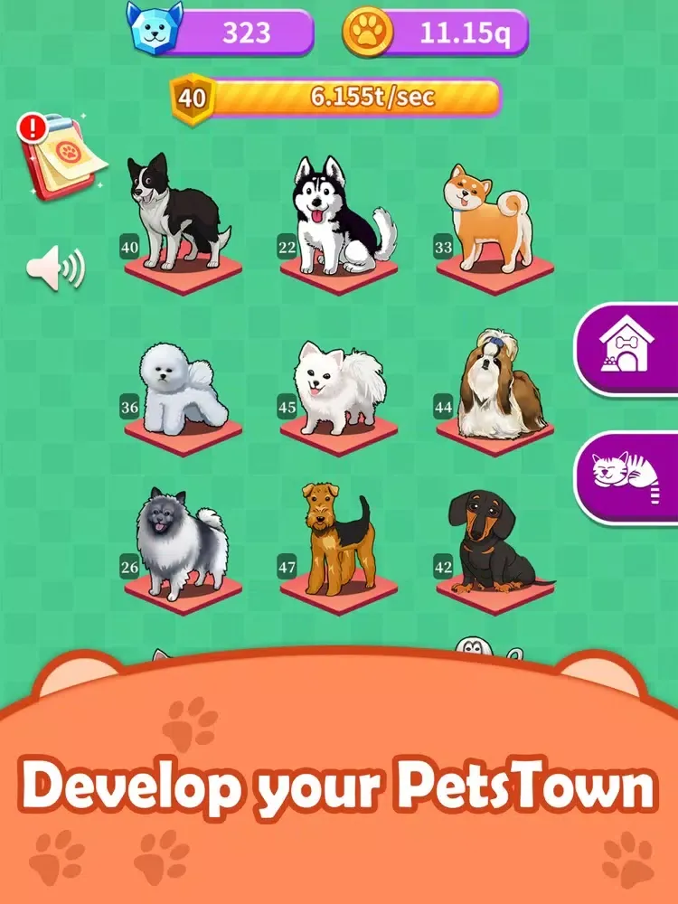 Idle Pets - Merge Game iPad 应用截图