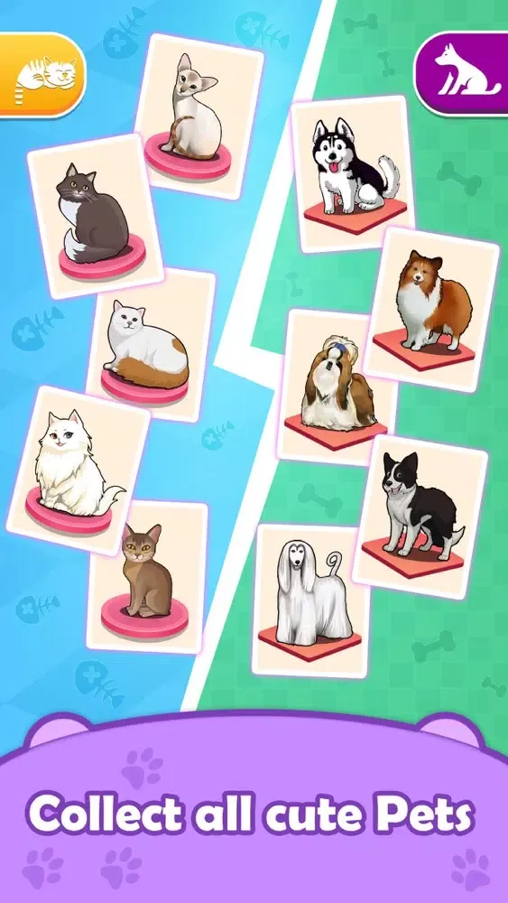 Idle Pets - Merge Game应用截图