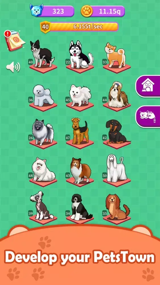 Idle Pets - Merge Game应用截图