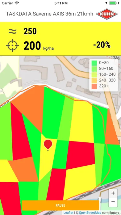 Tangkapan layar KUHN - EasyMaps