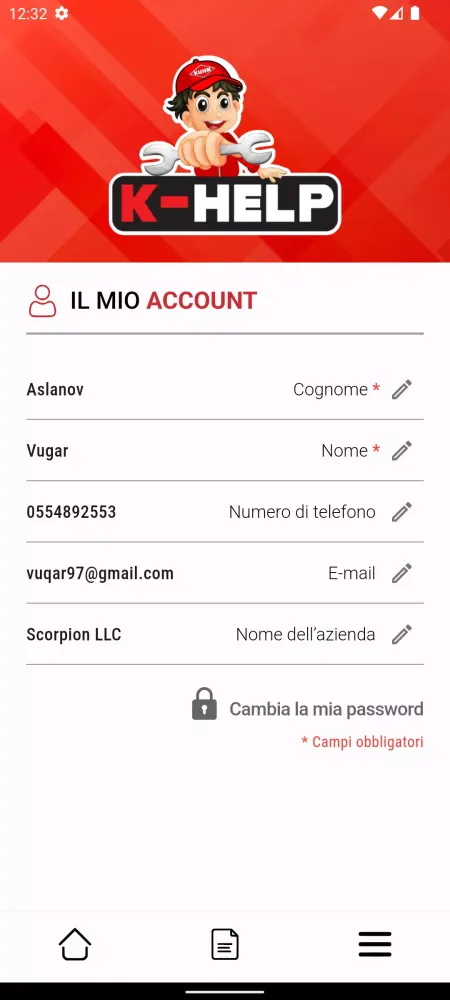 Ảnh chụp màn hình của K-HELP