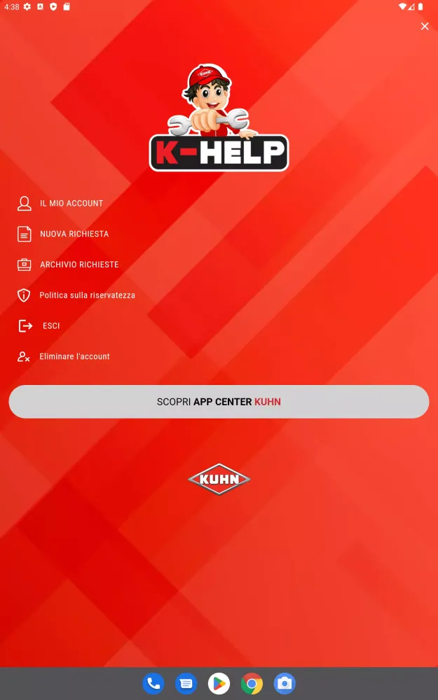 Ảnh chụp màn hình của K-HELP