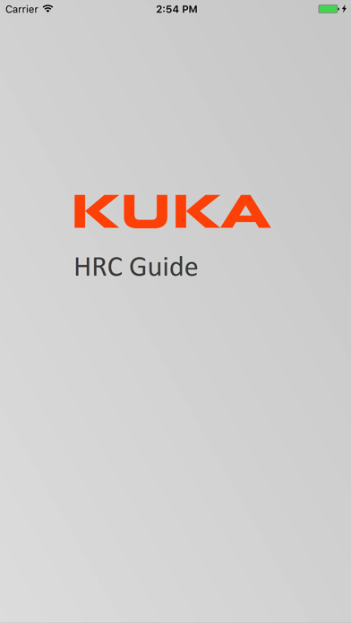 Zrzuty ekranu KUKA HRC Guide