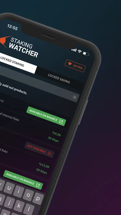 Staking Watcher Screenshots