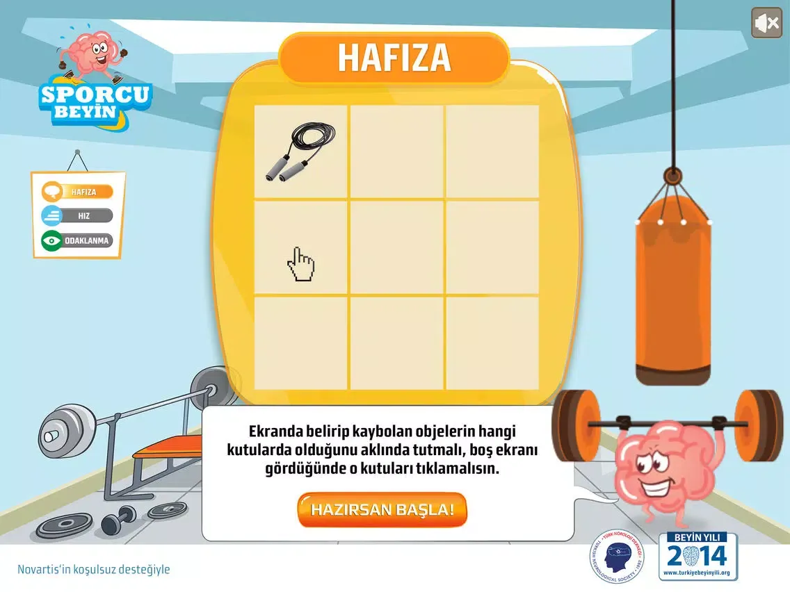 Ảnh chụp màn hình của Sporcu Beyin iPad 