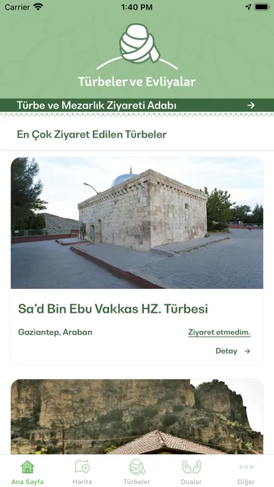 Türbeler ve Evliyalar 스크린샷