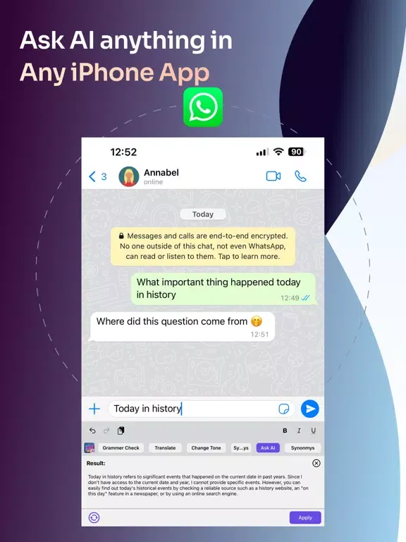 AI Keyboard Assistant iPad  Screenshots