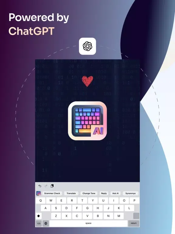 AI Keyboard Assistant iPad  Screenshots