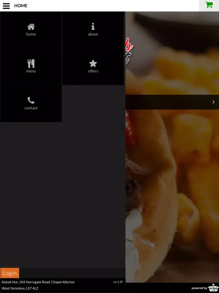 Kebab Hut Indian Takeaway iPad  Ekran Görüntüleri