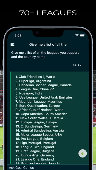 Goal Genius - Soccer stats GPT Screenshots