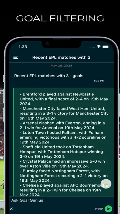 Goal Genius - Soccer stats GPT Screenshots