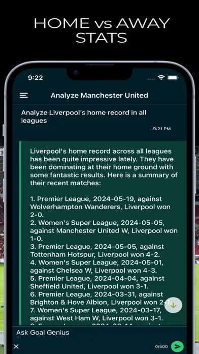 Goal Genius - Soccer stats GPT Screenshots