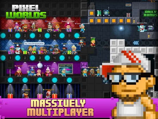 Captures d'écran de Pixel Worlds: MMO Sandbox iPad 
