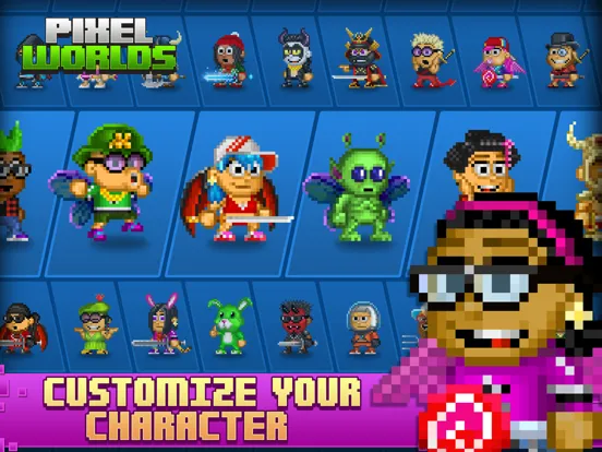 Captures d'écran de Pixel Worlds: MMO Sandbox iPad 