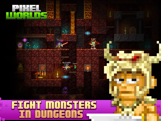 Captures d'écran de Pixel Worlds: MMO Sandbox iPad 